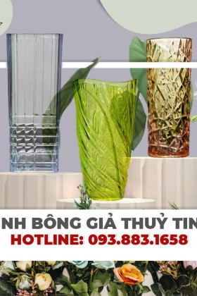 Vì sao chọn Bình bông giả thủy tinh để trang trí?