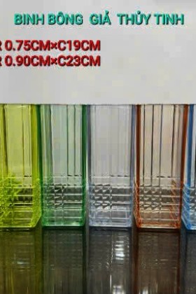 Ưu điểm bình bông giả thủy tinh tại Chậu Nhựa Á Đông so với các loại bình khác?