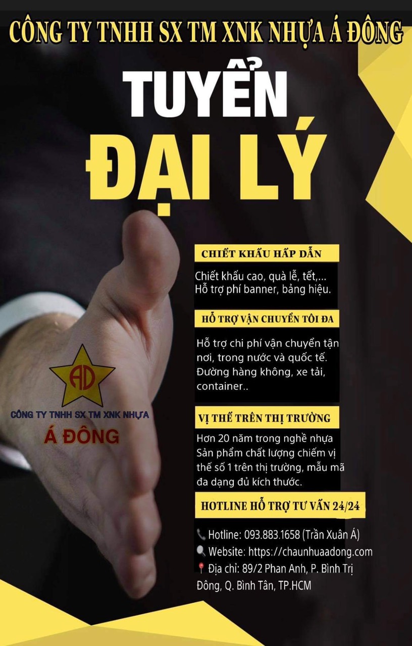 Tuyển Đại Lý - Chậu Nhựa Á Đông