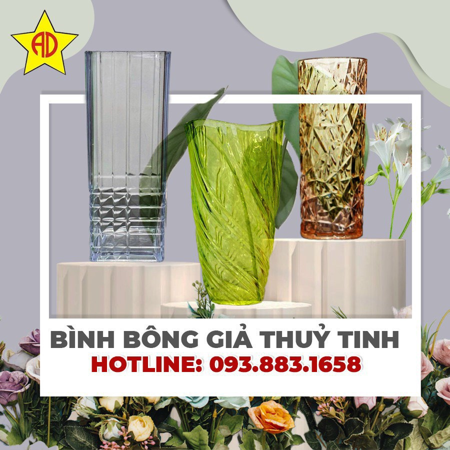 Vì sao chọn Bình bông giả thủy tinh để trang trí?