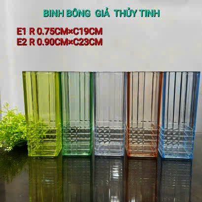 Ưu điểm bình bông giả thủy tinh tại Chậu Nhựa Á Đông so với các loại bình khác?